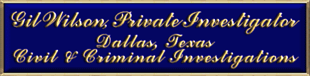 Gil Wilson Private Investigator logo